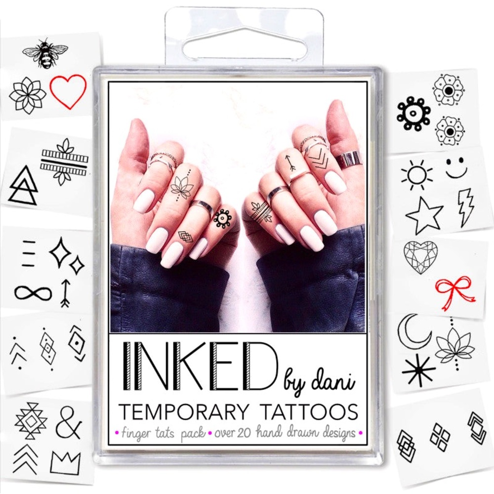 Inked by Dani Little Pack Temporary Tattoos Tattoo
